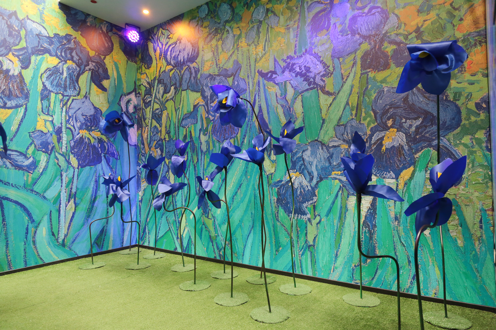 Exposição multissensorial 'Paisagens de Van Gogh' estreia nesta terça (14) no Goiabeiras 1 Van Gogh2