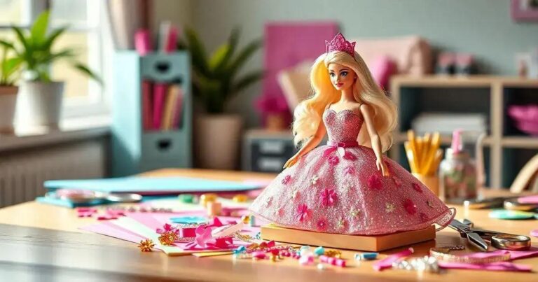 como fazer lembrancinha da barbie