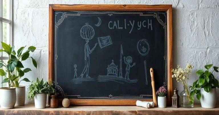 como fazer painel chalkboard