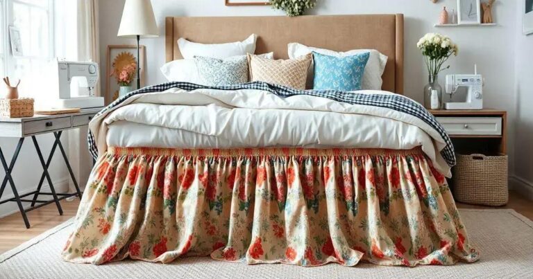 como fazer saia para cama box