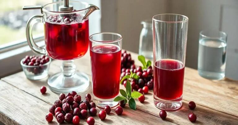 como fazer suco de cranberry desidratado