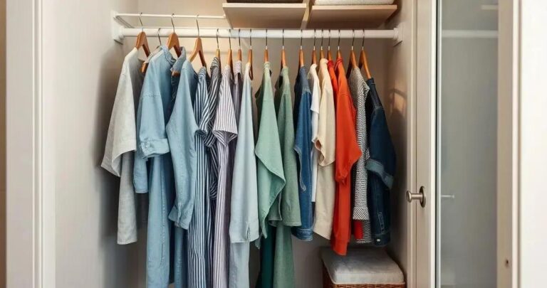 organizar guarda-roupa pequeno