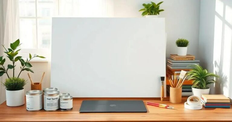 como fazer quadro branco