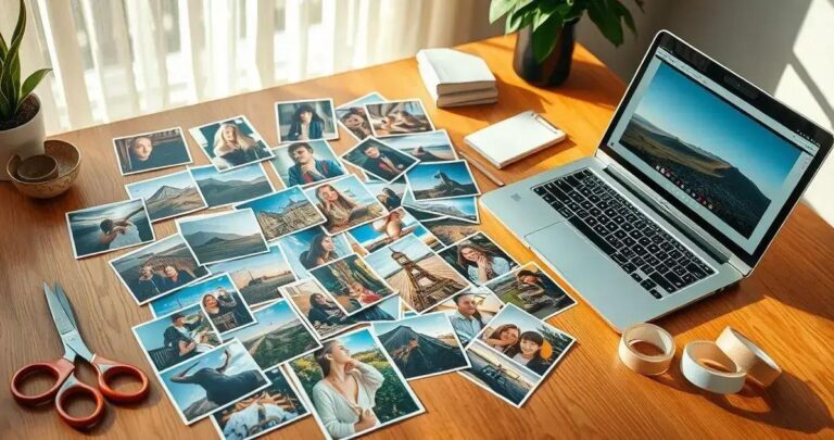como fazer uma montagem com varias fotos
