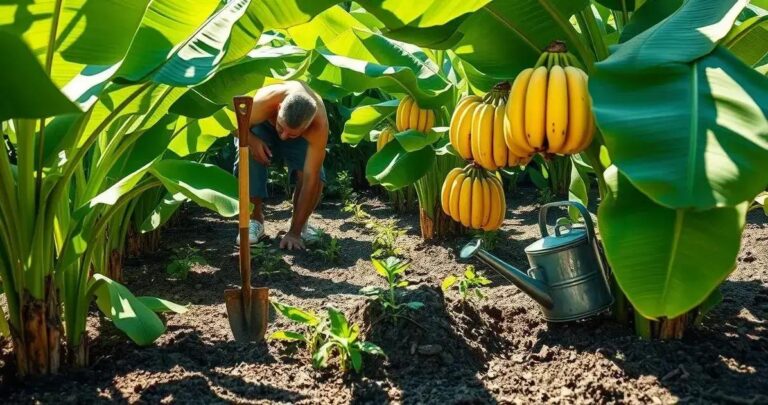 como plantar bananas