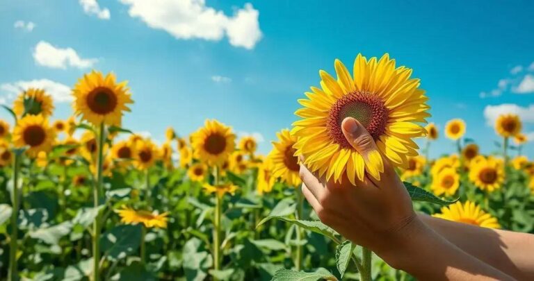 como plantar o girassol