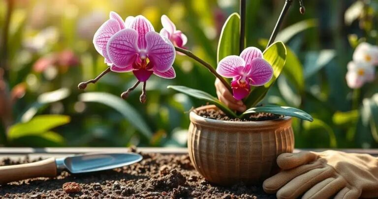 como plantar orquídea