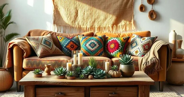 decoração boho chic