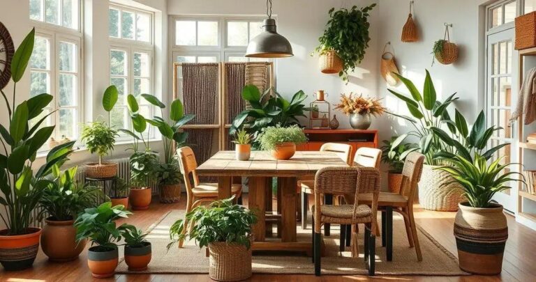 decoração sustentável