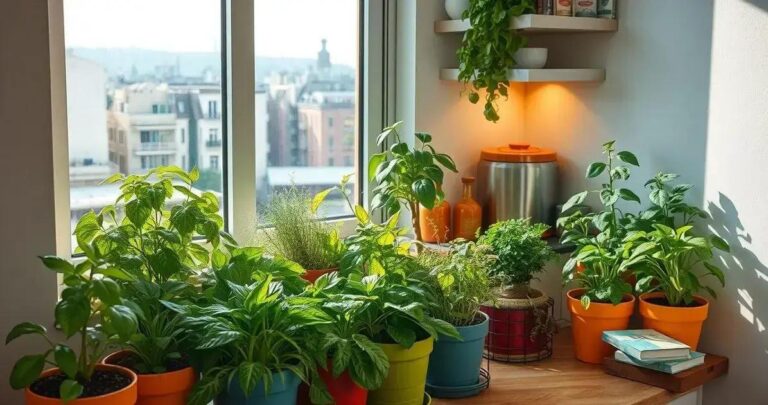 horta em apartamento
