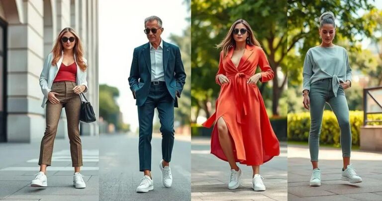 looks com tênis branco
