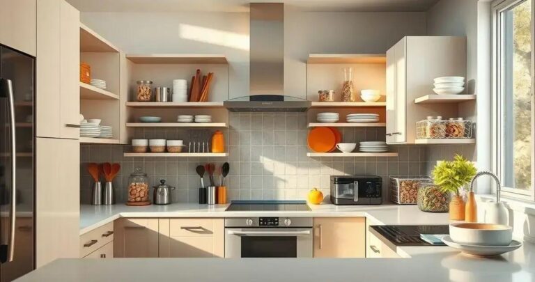 organização da cozinha