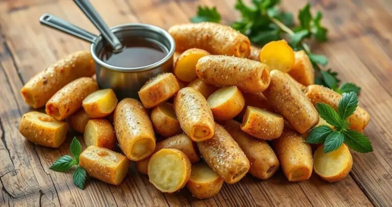 como fazer batata rústica frita