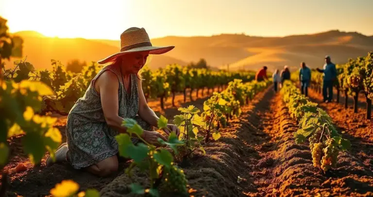 como plantar uva