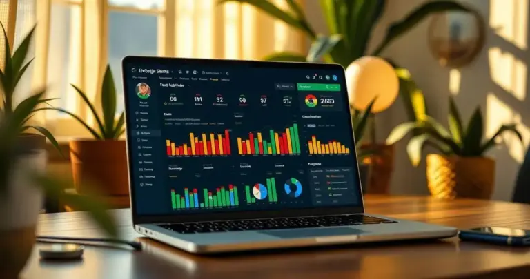dashboard de vendas no google sheets