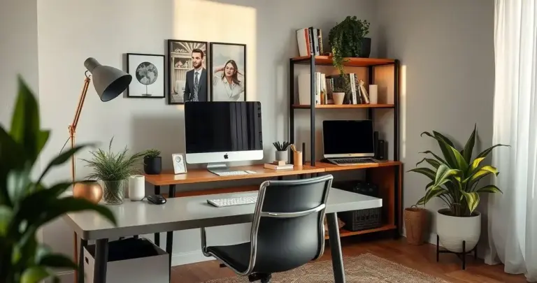 organização home office pequeno